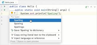 It's often very difficult to figure out, in advance, how each individual developer decides to capitalize or not. Spellchecking Intellij Idea