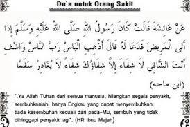 Ucapan Kesembuhan Doa Untuk Mendoakan Menjenguk Orang Sakit