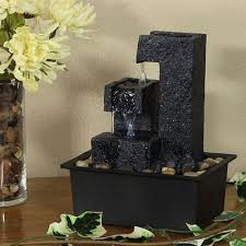 Zen Style Meets Modern Tabletop Water Fountain Tabletop Fountain Indoor Tabletop Water Fountain