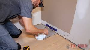 If you're planning to use a peel and stick or glue down vinyl flooring. How To Install Vinyl Plank Flooring In A Bathroom Fixthisbuildthat