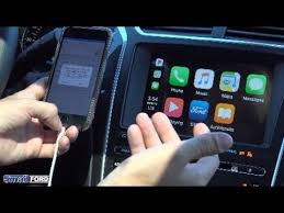 How To Connect Your Iphone To Your Ford With Apple Carplay Youtube
