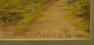 Sold at Auction: Fred Irvin, FRED IRVING SCHOHARIE VALLEY SCENE PASTEL