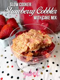 Preheat oven to 375f, and line two cookie sheets with parchment or silicone liners. Slow Cooker Strawberry Cobbler With Cake Mix