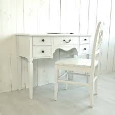 Landhaus Schreibtisch Sekretar Avignon Holz Mdf Weiss 5 Schubladen