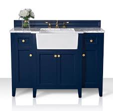 Maybe you would like to learn more about one of these? Ancerre Designs Vts Adeline 48 Hb Cw Gd Adeline 48 Inch Bath Vanity Set In Heritage Blue With Italian Carrara White