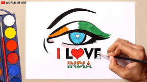 Reddy, had musical score by ilaiyaraaja and was released on 15 october 1993. I Love My India Poster Drawing Independence Day Poster For Beginners Youtube