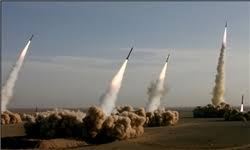 سپاه ایران، نماد پایگاه های هوایی دشمن را موشک باران می کند ...