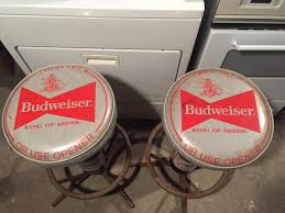Both areas are available to all ticketed guests. Vintage Budweiser Bar Stools For Sale Buy Sell Trade Ozarkanglers Com Forum