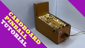 How To Make A Cardboard Pinball Machine Pinball Pinball Diy Pinball Machine