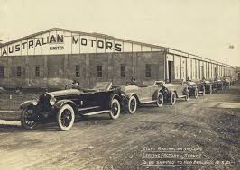 Eight Australian Six Motor Cars Leaving The Ashfield Factory In Sydney On Their Way To New Zealand On The 19th May 1921 Australian Cars Car Museum Australian