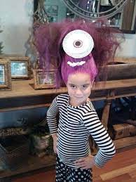 Pin By Stephanie Earp On Crazy Hair Day Wacky Hair Crazy Hair Days Crazy Hair