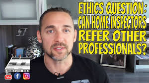 Should home inspectors recommend other professionals?