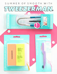 The tweezerman smooth finish facial hair remover gets rid of my overgrowth of peach fuzz facial hair much faster then trying to use the tweezer to remove it all. Summer Fun With Tweezerman Summerofsmooth