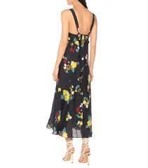 Maeve Floral Silk Maxi Dress