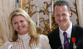 Michael schumacher and wife corinna in happier times, in early 2013. Michael Schumacher News Wife Corrina Issues Rare Health Update Michael Is A Fighter World News Express Co Uk