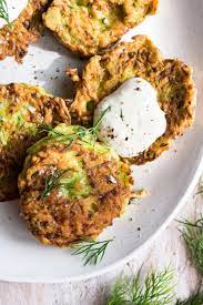 Taste and adjust the seasoning as desired. Zucchini Fritters With Lemon Yogurt Sauce The Original Dish