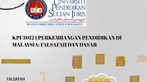 Analisis secara kritikal laporan atau penyata utama mempengaruhi aliran sejarah pendidikan negara ketika era selepas kemerdekaan. Falsafah Pendidikan Guru By Norhaedah Ator