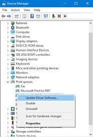 From there you can see how many documents are in the printing queue, set the paper size for printing, add or delete a printer, etc. Device Manager Informationen Deutsch Remo Software