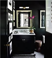 From steampunk to contemporary and from vintage to hollywood regency, the choices are endless. Black Bathroom Black Walls Black Cabinets Powder Room Black Bathroom Decor Black Cabinets Bathroom Black Bathroom