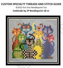 Stitch Guide for Cattitude 18 Mesh Jpa351sg
