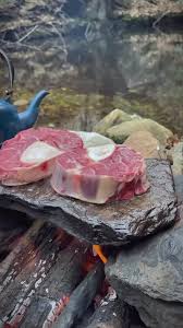 Primitive Veal Pearls Grilled in the Forest