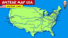 Amtrak map USA: Understand America's train routes - YouTube