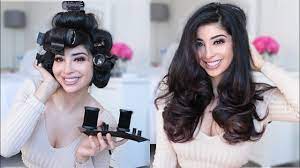 Foam and steam rollers are good for silky and thick hair. Testing Out T3 Rollers Volumizing Hot Rollers Luxe On Thick Hair Honest Review Elwa Saleh Youtube