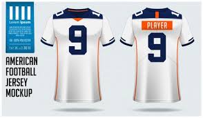 American Football Jersey Or Football Kit Template Design American Football Jersey American Football Football Kits