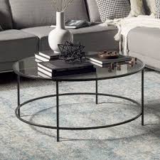 Mercury Row Casanova Coffee Table Color Black Circle Coffee Tables Coffee Table Round Coffee Table