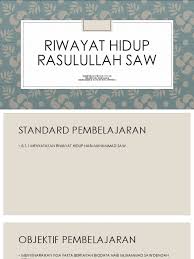 Sejarah rasulullah 1 by hb ali aljufri. Tugasan Pimk 2023 M Riwayat Hidup Rasulullah Saw
