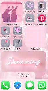 Best Aesthetic Pink Ios 14 Home Screen Ideas For Girls My Blog Download premium vector of abstract botanical pattern on beige grid background vector mobile phone wallpaper by nunny about abstract, aesthetic best aesthetic pink ios 14 home screen