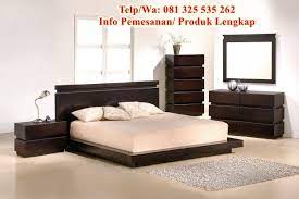Desain 1 Set Tempat Tidur Jati Minimalis Referensi 1 Set Kamar Tidur Jati Minimalis Trend Set King Size Bedroom Sets Platform Bedroom Sets Modern Bedroom Set