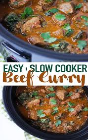 Slow Cooker Beef Curry Recipe Easy Delicious Healthy Recipe Slow Cooker Beef Curry Curry Recipes Easy Beef Curry Recipe