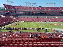 Raymond James Stadium Section 133 Tampa Bay Buccaneers