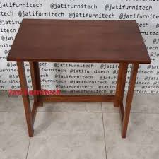 Kami juga menyediakan meja lipat portable untuk belajar, makan, pameran, dan untuk berjualan. Jual Meja Belajar Lipat Kayu Terbaru Harga Murah Blibli Com