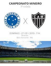 Veja onde assistir cruzeiro x goiás ao vivo pela série b do campeonato brasileiro 2021. Cruzeiro X Atletico Mg Tudo O Que Voce Precisa Saber Sobre O Jogo Da Rodada 3 Campeonato Mineiro Ge