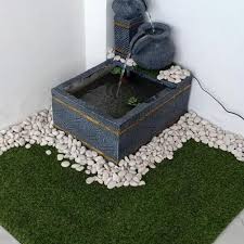 Tambahkan air mancur dari kendi untuk menghasilkan suara yang menenangkan. Harga Kolam Ikan Minimalis Portable