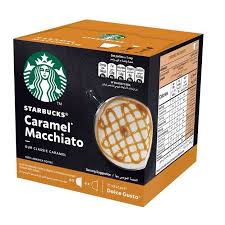 Starbucks Caramel Macchiato By Nescafe Dolce Gusto Coffee Capsules 7store In 2020 Caramel Macchiato Starbucks Caramel Coffee Capsules