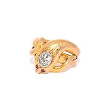 Check spelling or type a new query. Antique 18k Yellow Gold Diamond Snake Ring Fred Leighton