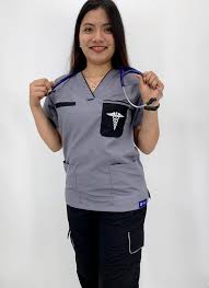 Scrub Suit Free Name Embroidery 024 Embroidered Scrubs Medical Logo Intal Garments Scrubsuit