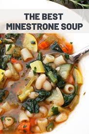 The Best Minestrone Soup Recipe Recipe Best Minestrone Soup Recipe Minestrone Soup Recipe Vegetarian Soup Recipes