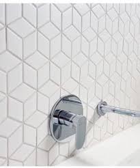 Gạch mosaic kim cương lập phương đen