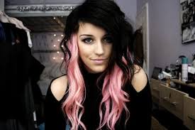 If you have dark hair, you will need to bleach it to get the exact color you want. 30 Black Hair Styles Pictures Cool Hairstyles Pink And Black Hair Cool Hair Color