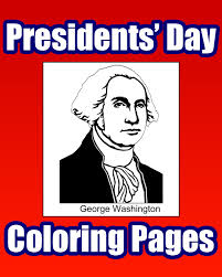 According to the white house historical association, when the walls were finished in 1798, they were white the original color of the white house was white. Presidents Day Coloring Pages Free Printable Pdf From Primarygames