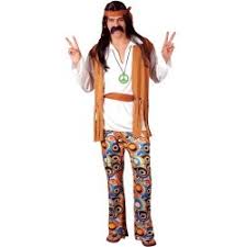 Fantasia Masculina Anos 60 Hippie De Woodstock Festa Halloween