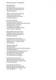 Ballade y'en a assez pour tout le monde paroles de : Un Peu De Musique Ecole Jean Zay Lyon 9