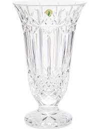 De hoogte van de handgemaakte en mondgeblazen vaas is 43 cm, de maximale breedte 23 cm en de diepte is 11 cm. Heritage Starburst Kristallen Vaas 30cm Hushhush Com