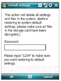 Factory Reset HTC P6300 (HTC Panda ...