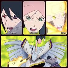 Sasuke Sakura Naruto Equipo 7 Vs Kaguya Sasuke Sakura Sasuke Equipo 7