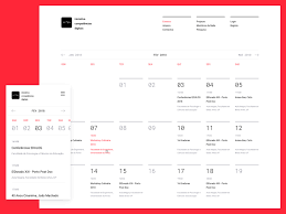 Grid Calendar Schedule Design Calendar Design Calendar